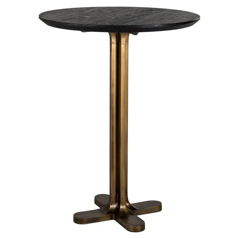 - Bartafel Revelin 80 rond (Black/gold)