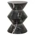 - Bijzettafel Bosco faux zwart marmer (Black)