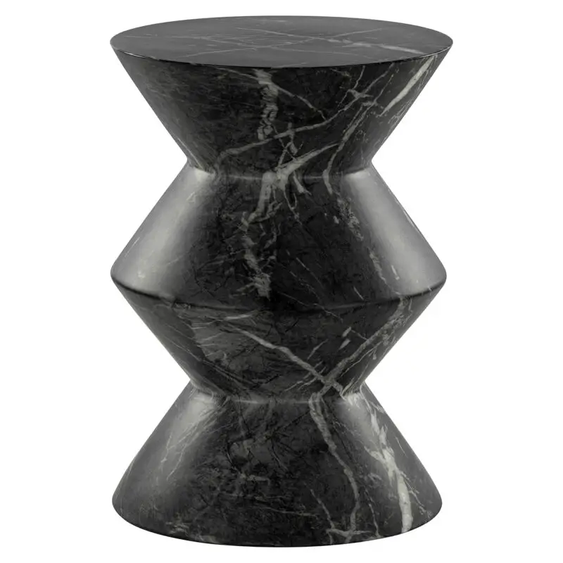 - Bijzettafel Bosco faux zwart marmer (Black)
