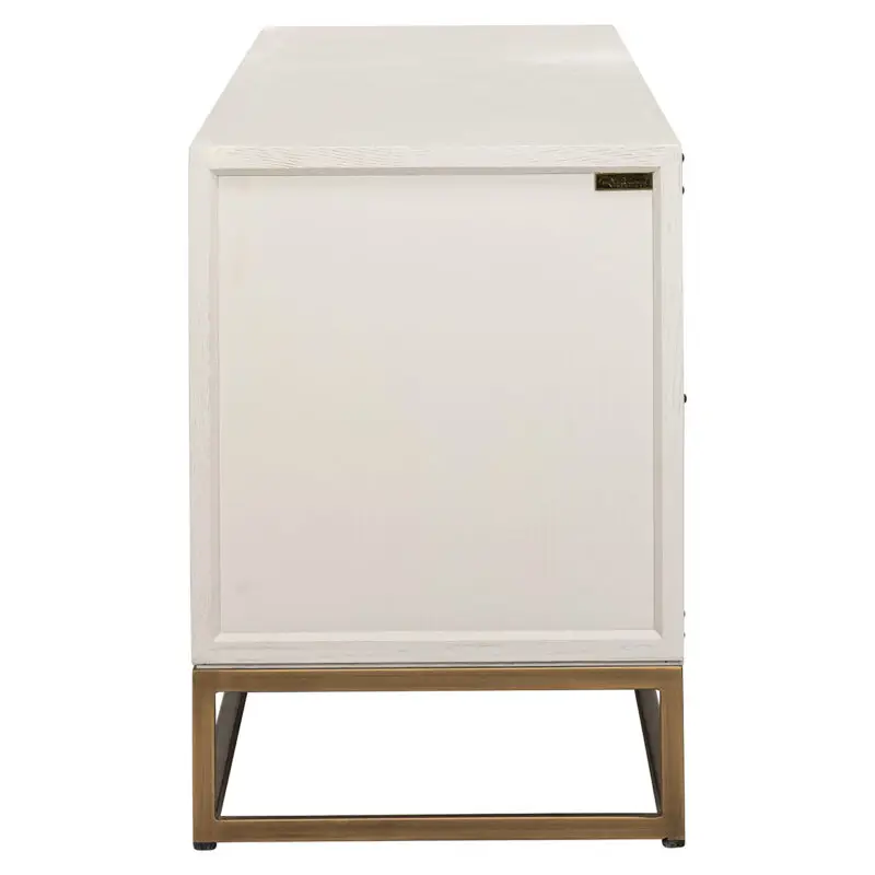 - TV-meubel Whitebone brass 4-deuren 200 (Verona Grey)
