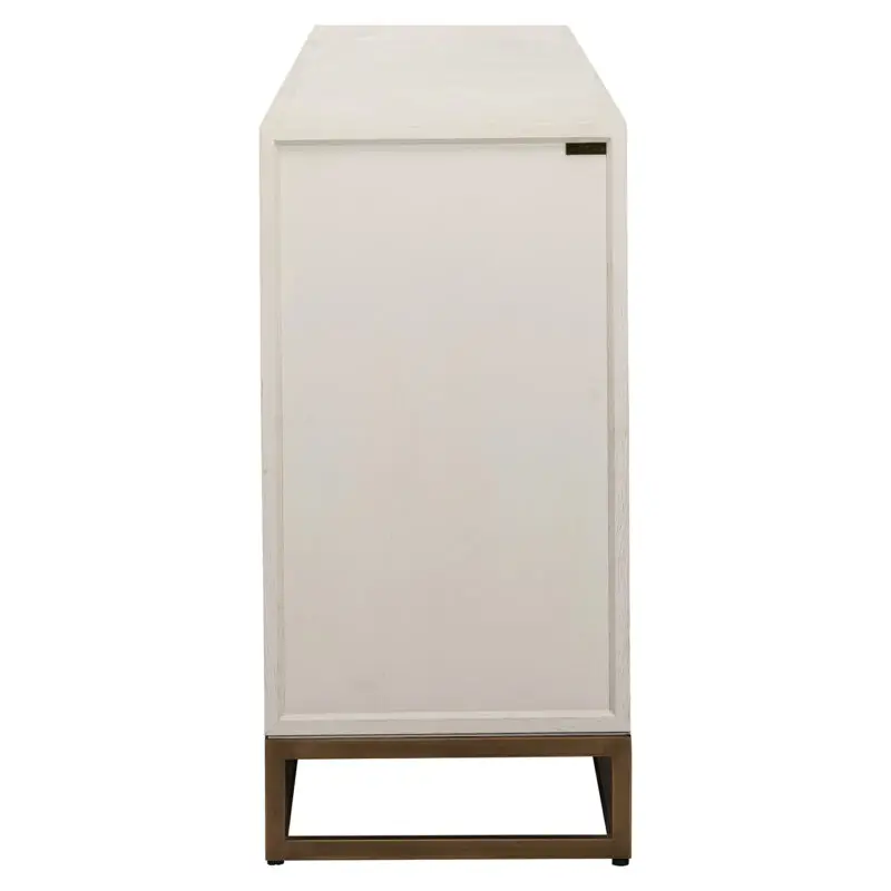 - Dressoir Whitebone brass 4-deuren (Verona Grey)