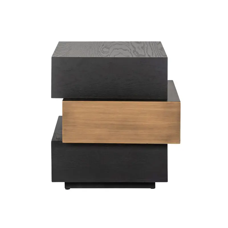 - Bijzettafel Cambon 3-laags (Dark coffee)