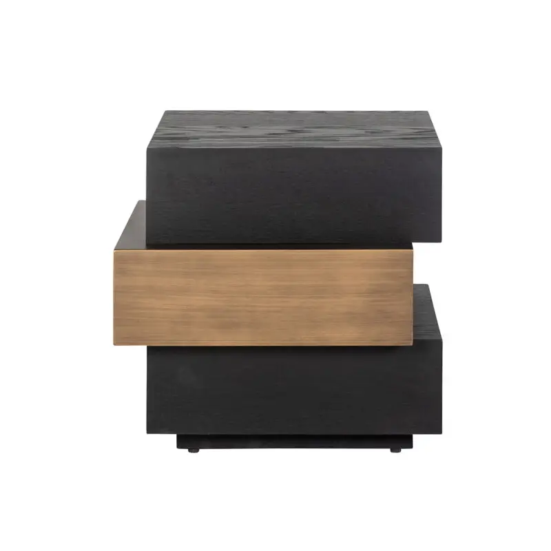 - Bijzettafel Cambon 3-laags (Dark coffee)