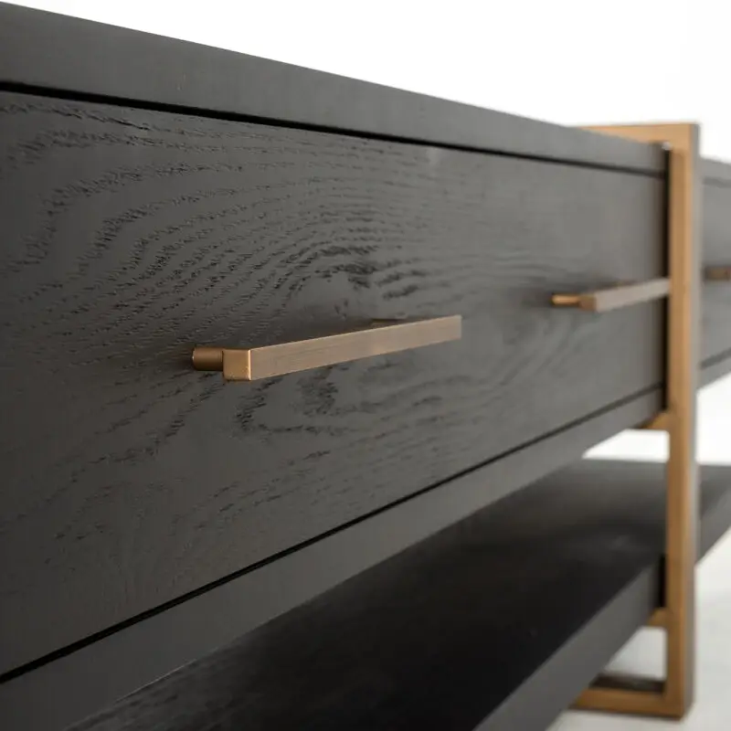 - TV-dressoir Cambon 3-laden (Dark coffee)