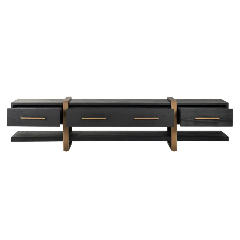 - TV-dressoir Cambon 3-laden (Dark coffee)