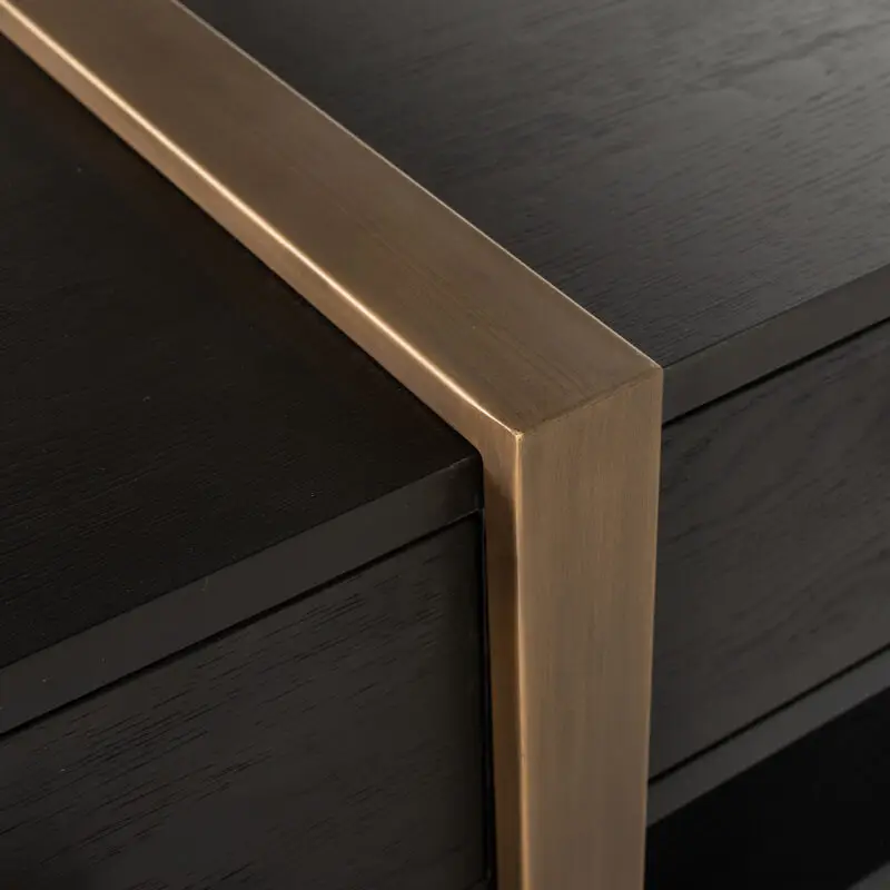 - TV-dressoir Cambon 3-laden (Dark coffee)