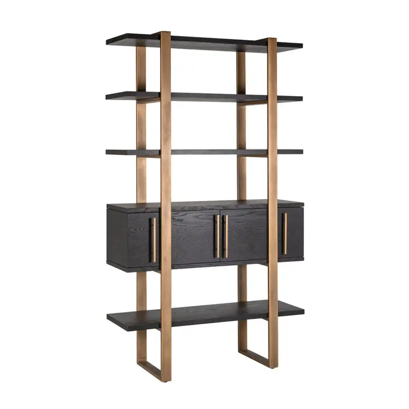 - Wandkast Cambon 4-deuren 4-planken (Dark coffee)