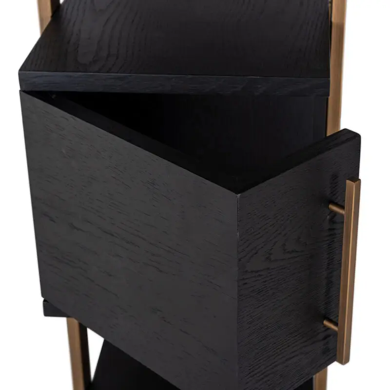 - Wandkast Cambon 4-deuren 4-planken (Dark coffee)