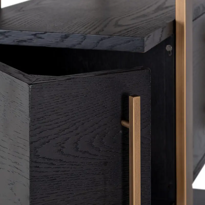 - Wandkast Cambon 4-deuren 4-planken (Dark coffee)