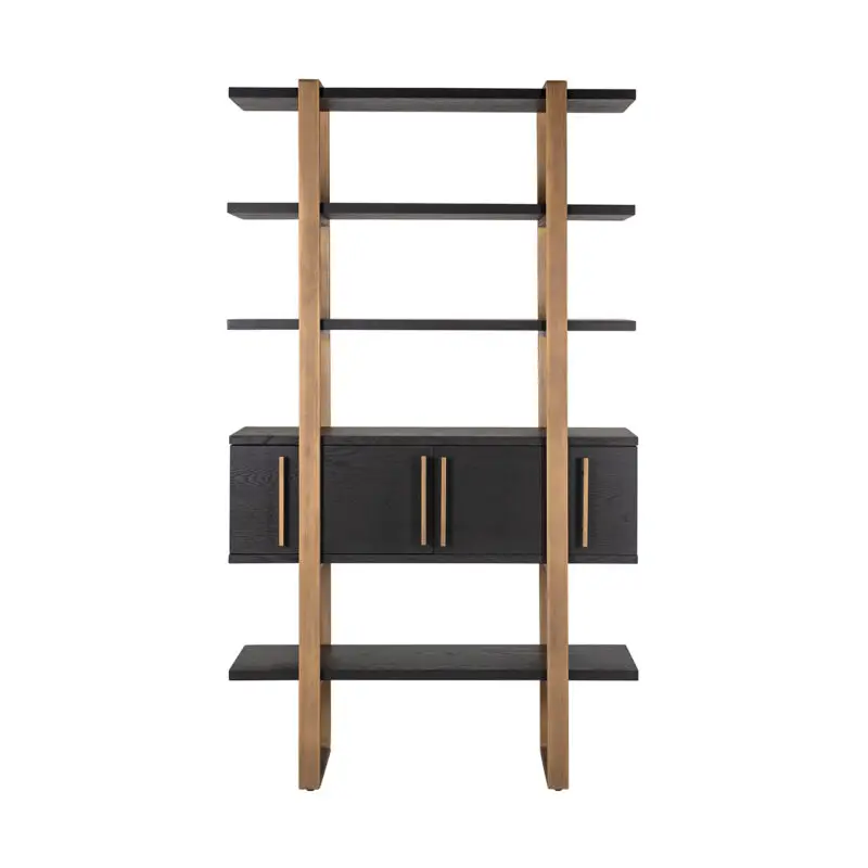 - Wandkast Cambon 4-deuren 4-planken (Dark coffee)