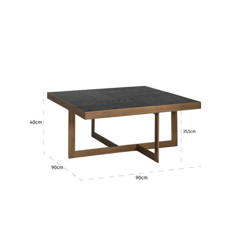 - Salontafel Cambon (Dark coffee)