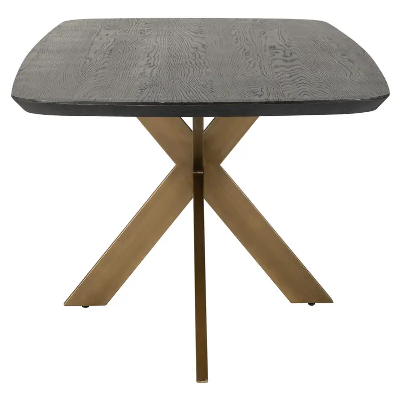 - Eettafel Cambon 230 deens ovaal (Dark coffee)
