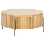 - Salontafel Belfort 85Ø (Natural oak)