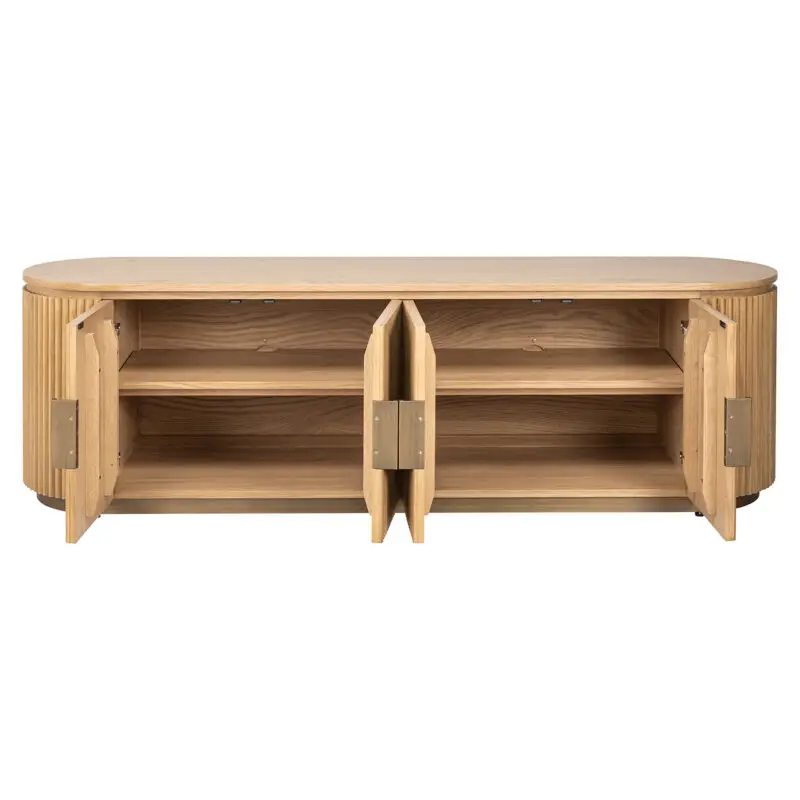 - TV-meubel Belfort 4-deurs (Natural oak)