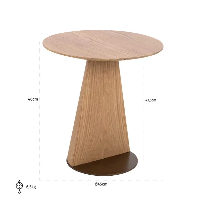 - Sofa tafel Belfort (Natural oak)
