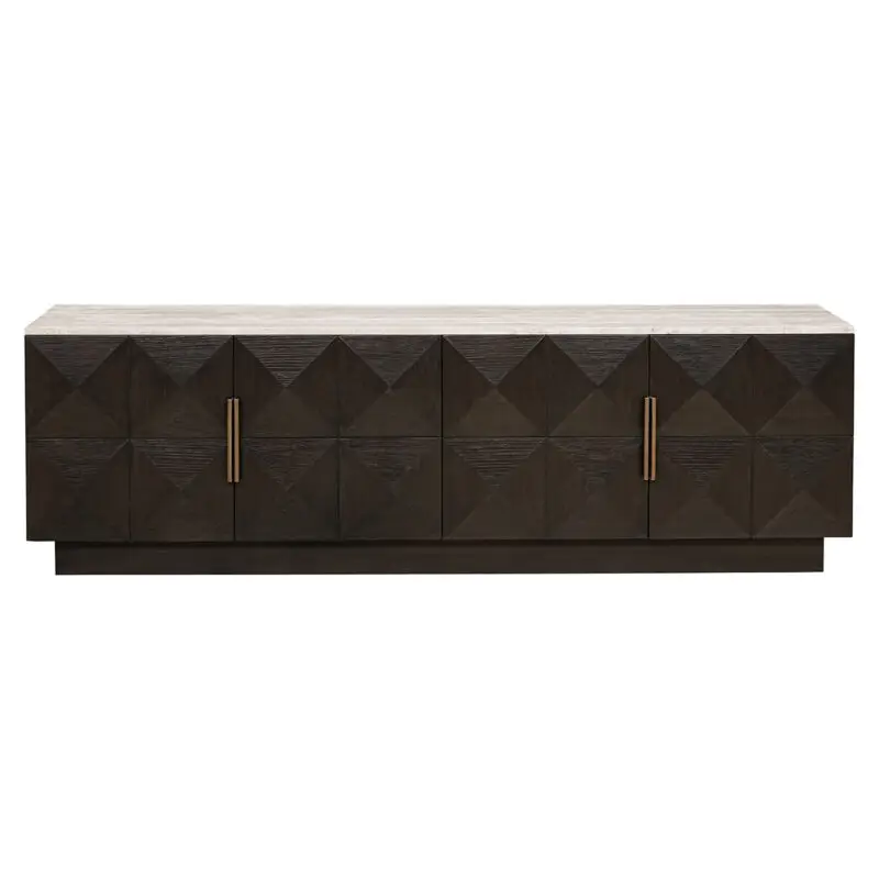 - Tv-dressoir Claremont 4-deurs (Brown)