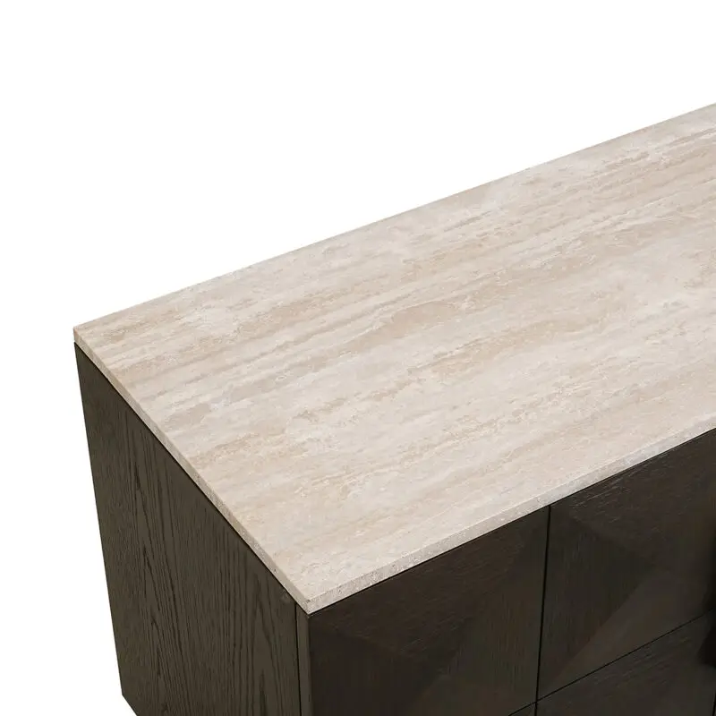 - Tv-dressoir Claremont 4-deurs (Brown)
