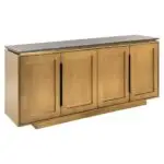 - Dressoir Finsbury 4-deurs (Black/gold)