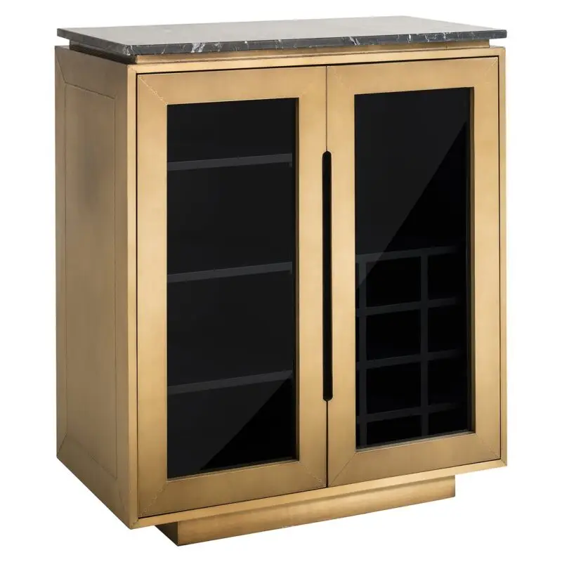 - Dressoir Finsbury 2-deurs (Black/gold)
