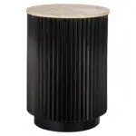 - Bijzettafel Hampton 45Ø (Dark brown)
