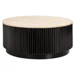 - Salontafel Hampton 90Ø (Dark brown)