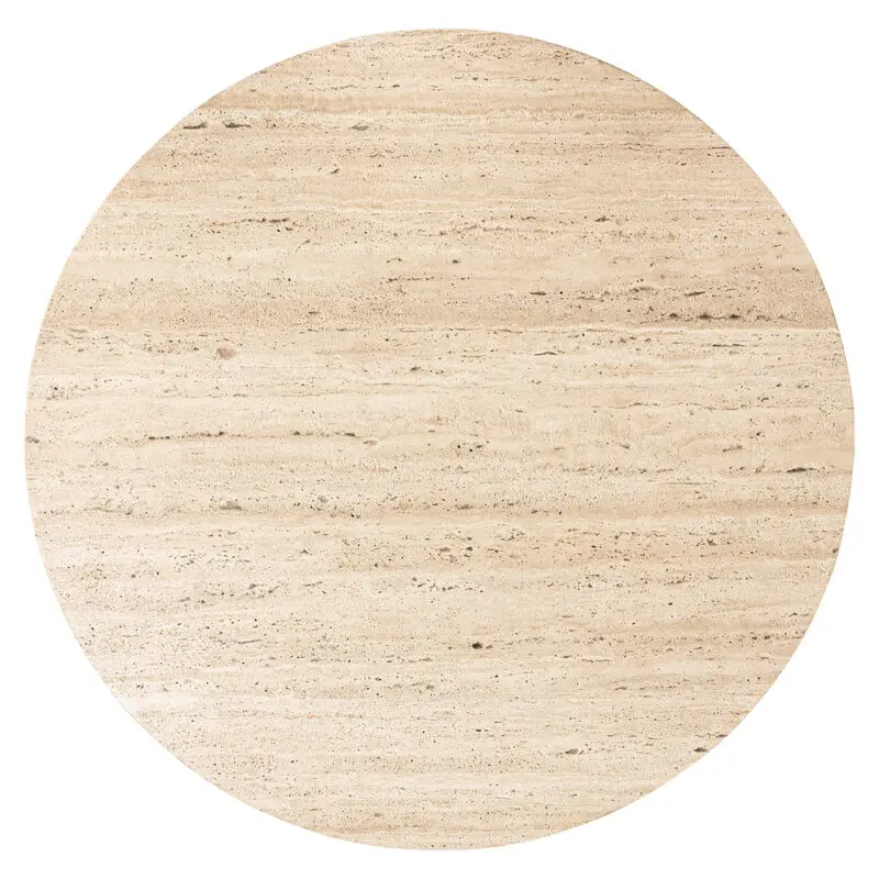 - Salontafel Hampton 90Ø (Dark brown)