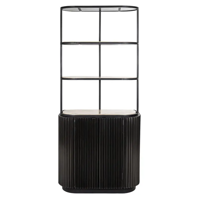 - Wandkast Hampton 2-deuren 2-planken (Dark brown)