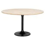 - Eettafel Hampton 140Ø (Black)