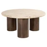 - Salontafel Douglas 90Ø (Brown)
