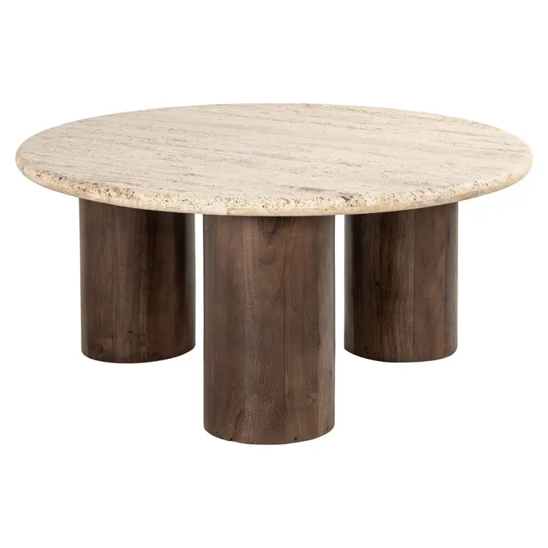 - Salontafel Douglas 90Ø (Brown)