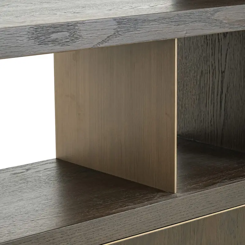 - Wandkast Rivertree 3-planken 2-deurs (Brown)