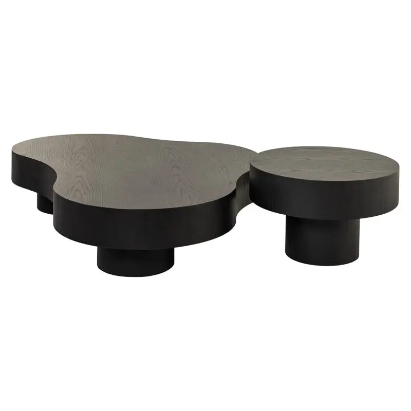 - Salontafel Bogor set van 2 dark coffee (Dark coffee)