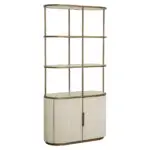 - Wandkast Tivoli 2-deurs 3 open planken (White)