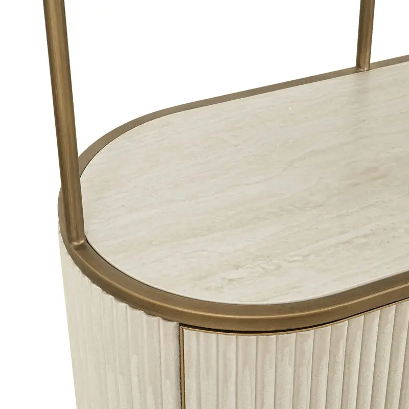 - Wandkast Tivoli 2-deurs 3 open planken (White)