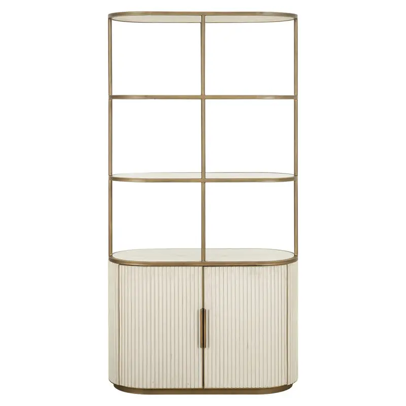 - Wandkast Tivoli 2-deurs 3 open planken (White)