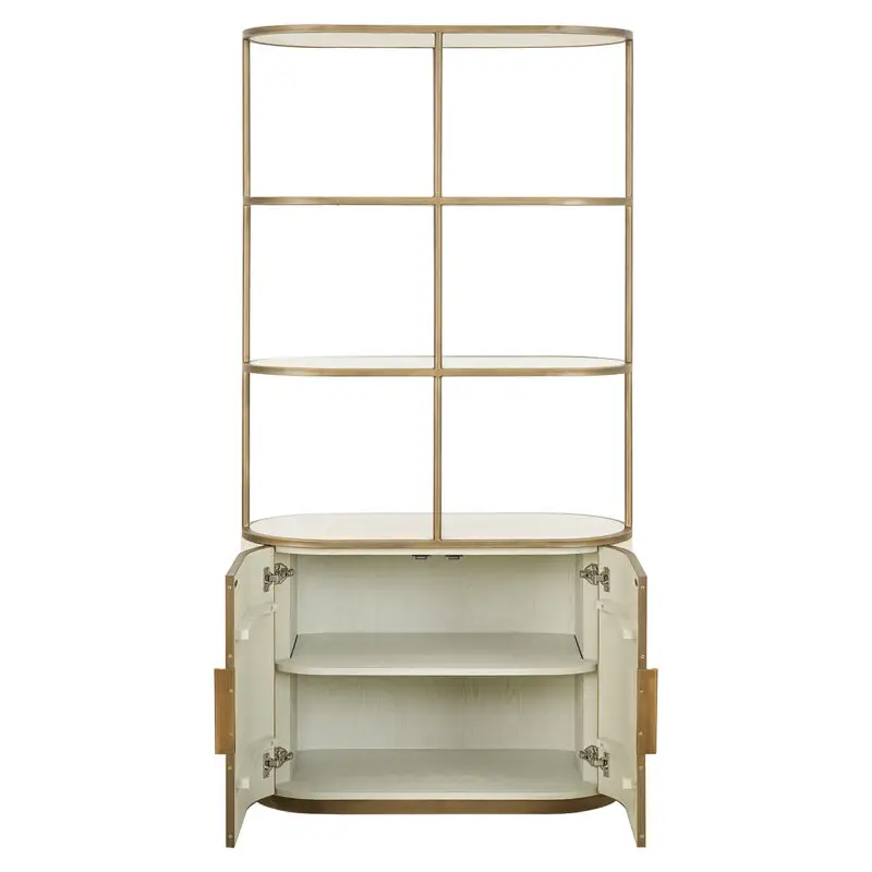 - Wandkast Tivoli 2-deurs 3 open planken (White)