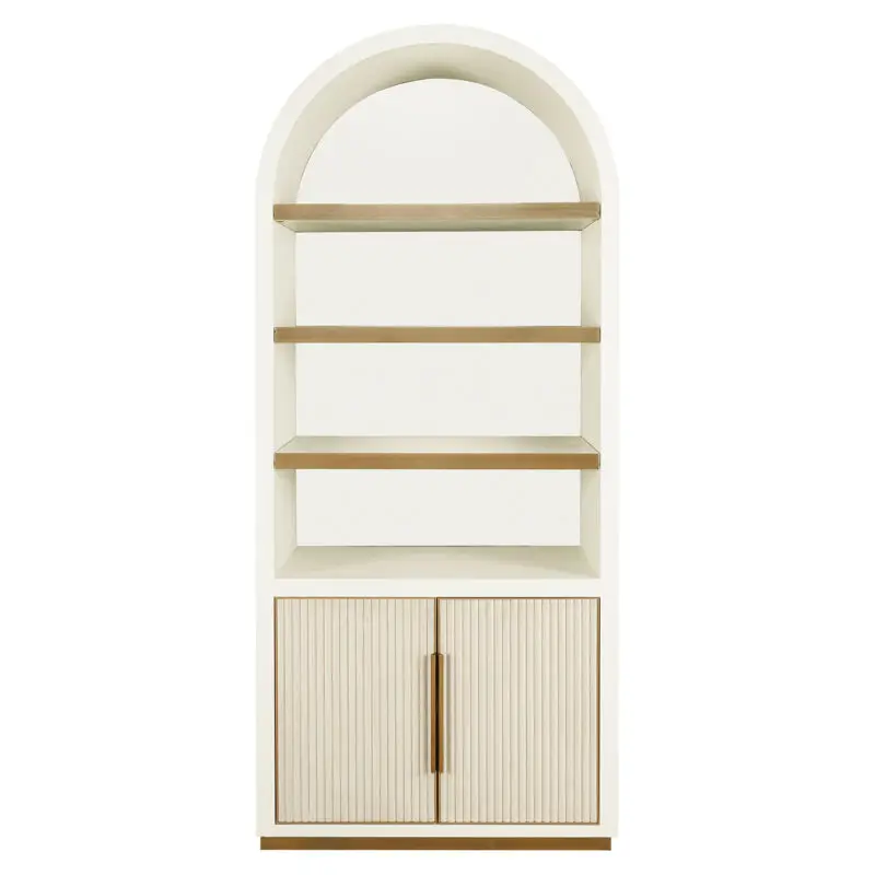 - Wandkast Tivoli met gebogen bovenkant 2-deurs 3-planken (White)