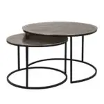 - Salontafel Asher set van 2 (Champagne gold)