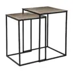 - Salontafel Finn set van 2 champagne gold (Champagne gold)
