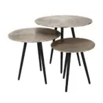 - Salontafel Vittorio set van 3 champagne gold (Champagne gold)