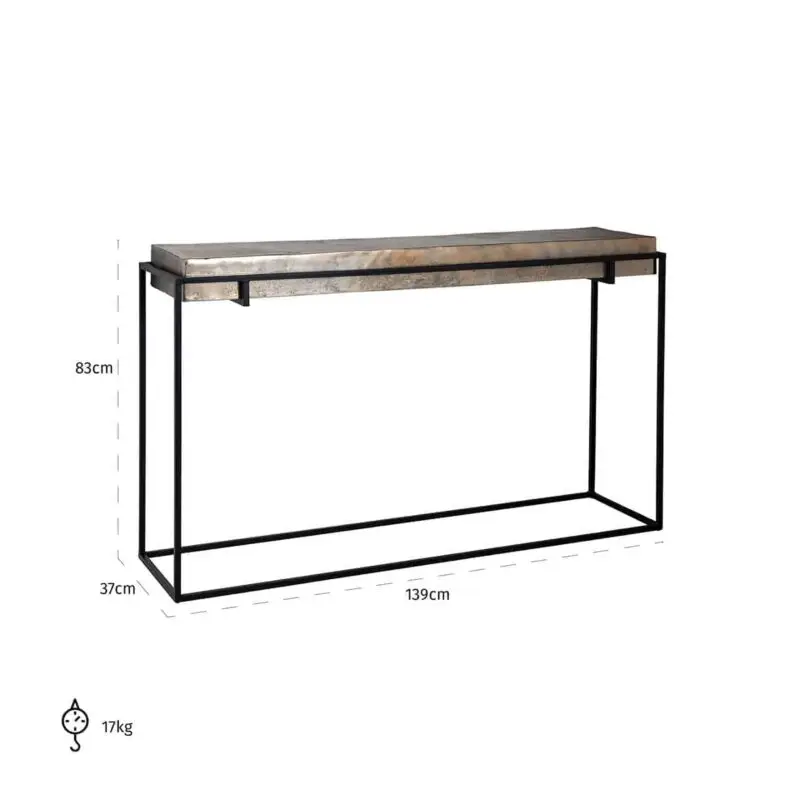 - Wandtafel Calloway champagne gold (Champagne gold)