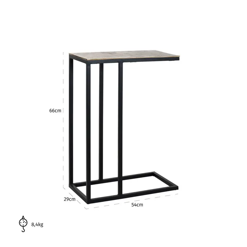 - Sofa tafel Calloway champagne gold (Champagne gold)