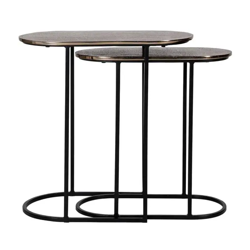 - Bijzettafel Chandon set van 2 (Champagne gold)