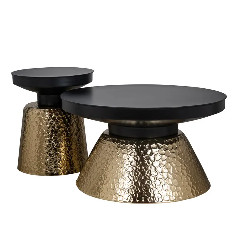 - Bijzettafel Freddie (Black/gold)