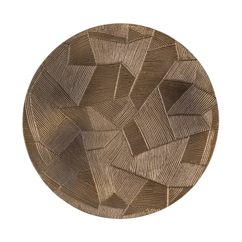 - Bijzettafel Tulum set van 2 (Brushed Gold)