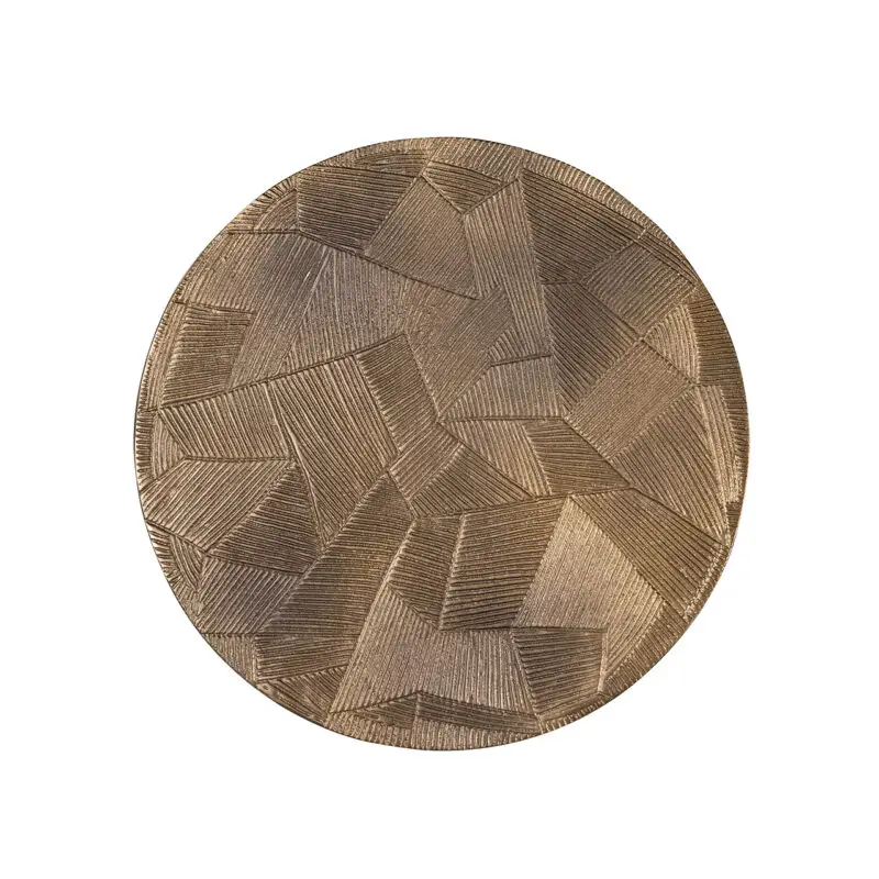 - Bijzettafel Tulum set van 2 (Brushed Gold)