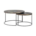 - Salontafel Tulum set van 2 (Brushed Gold)