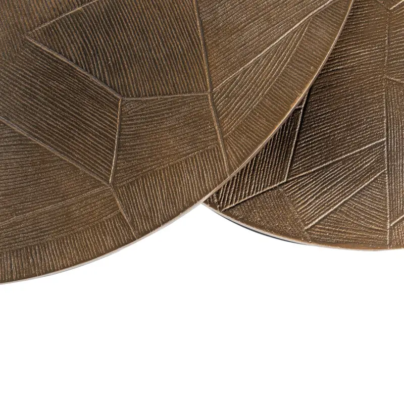 - Salontafel Tulum set van 2 (Brushed Gold)