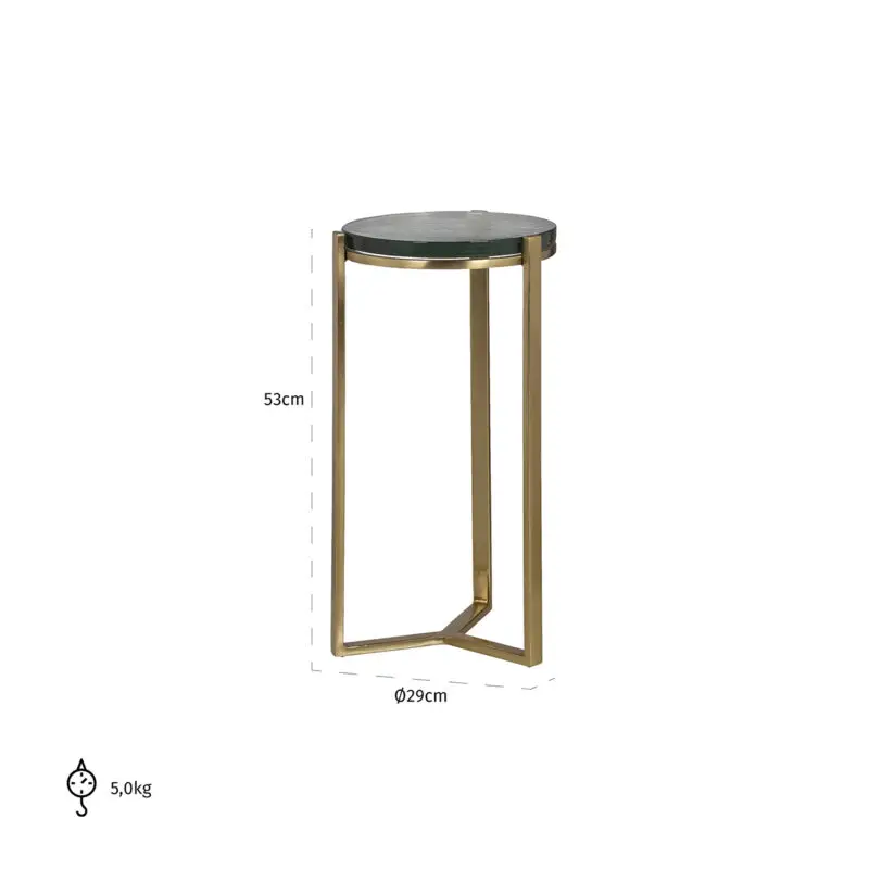 - Bijzettafel Aubrey (Gold)
