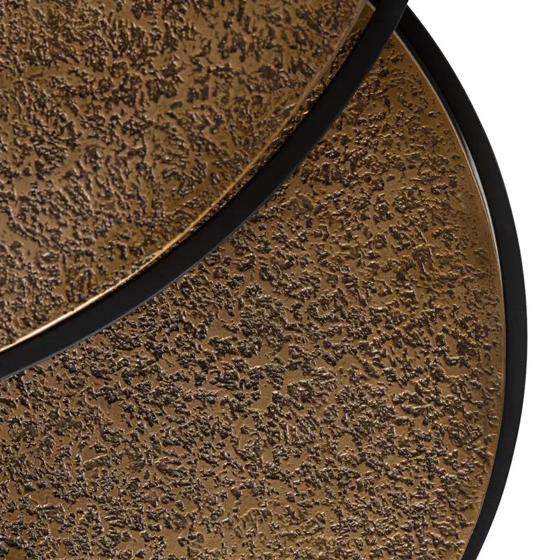 - Salontafel Derby set van 2 (Black/gold)
